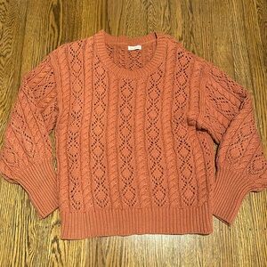 Knitted Fall Sweater
